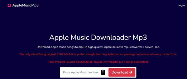 aaplmusicdownlaoder main interface