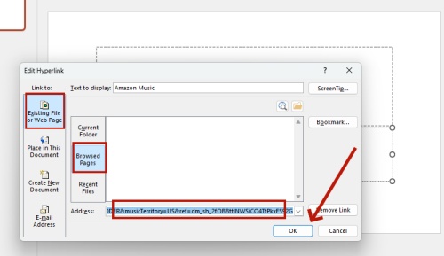 add amazon music online link