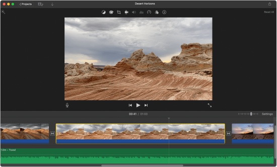 add audio to imovie timeline mac