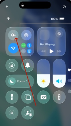 airplane mode ios