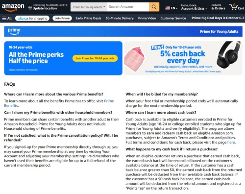 amazon music student prime sign up