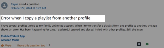 amazon music transferring issue 2