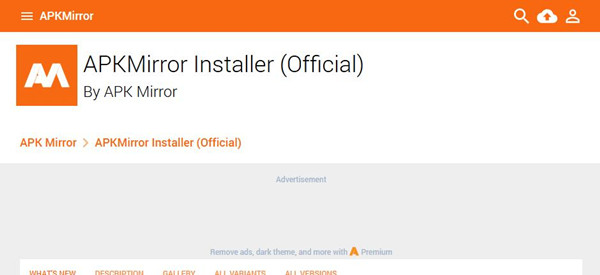 apkmirror installer website