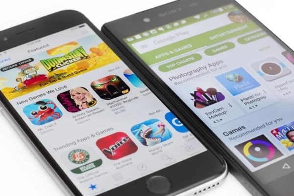 app store and play store
