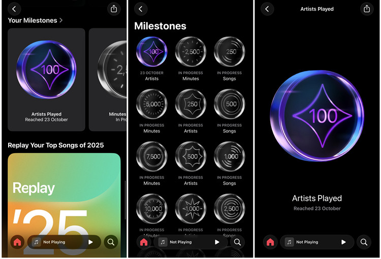 apple music replay your milestones