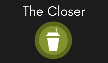 audible badge the closer