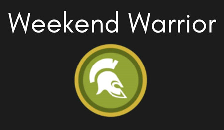 audible badge weeken warrior