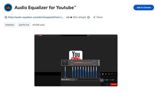 audio equalizer for youtube