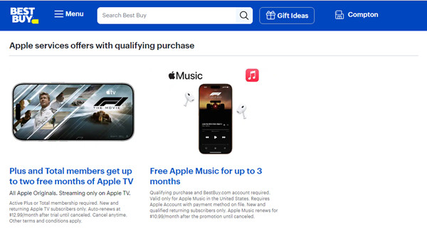 best buy apple services offers with qualifying purchase