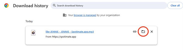 chrome download history spotifymate mp3