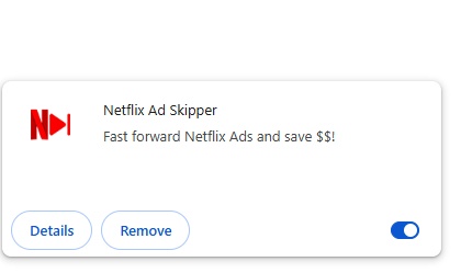 chrome extensions netflix ads blocker