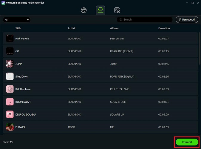 convert kpop songs in viwizard