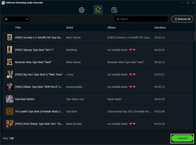 convert youtube beats