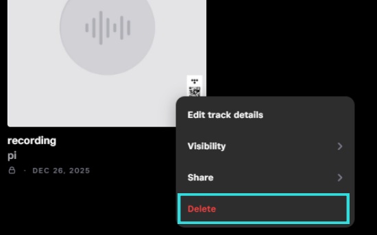 delete tidal uploads pc
