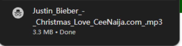 download file on browser