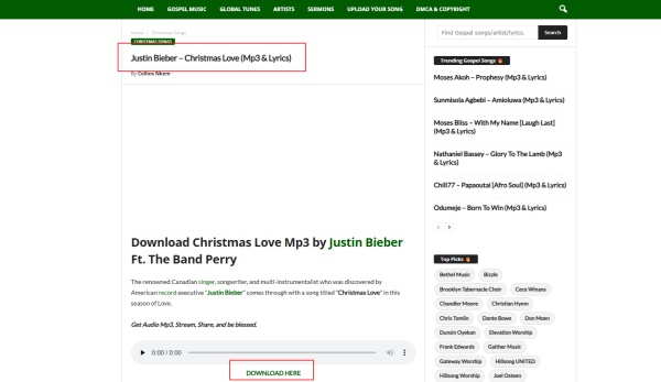 download here on ceenaija