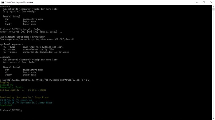 download in qobuz dl