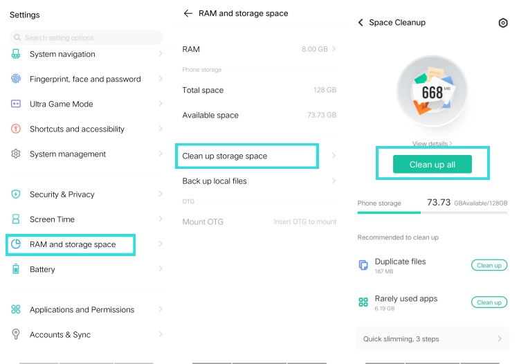 free storage android
