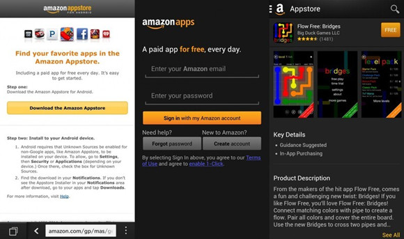 get android apps on amazon app store