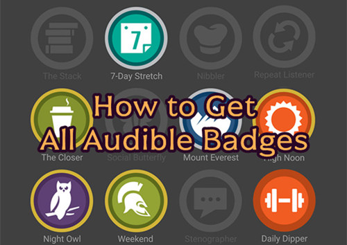 get audible badge