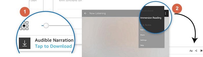 immersion reading for kindle books