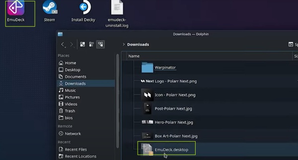 install emudeck on steam deck