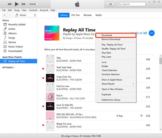 itunes apple music playlists more download