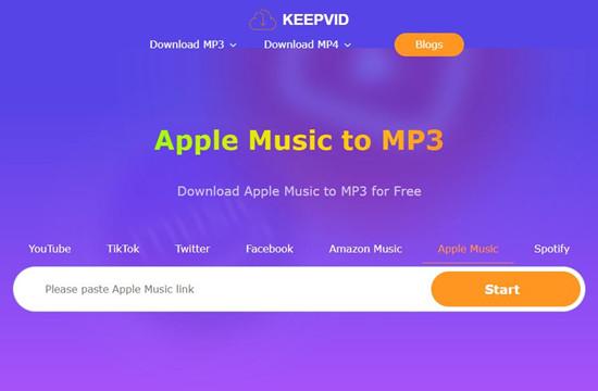 keepvid apple music to mp3