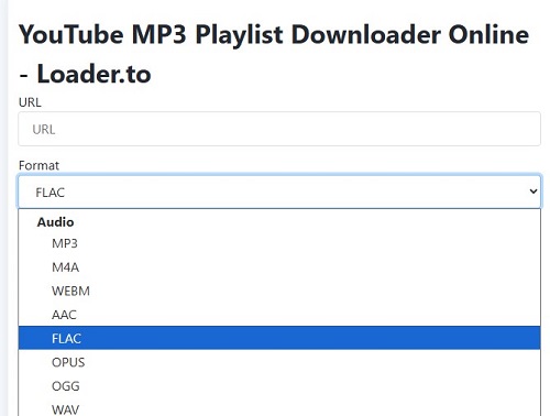 loaderto youtube to flac converter