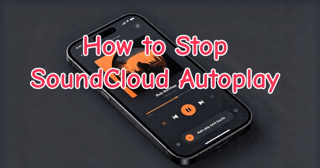 make soundcloud not autoplay