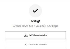 mp3 download button on songcharts