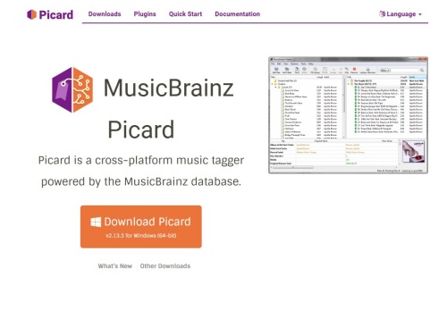 musicbrainz picard page