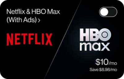 netflix and hbo max with ads