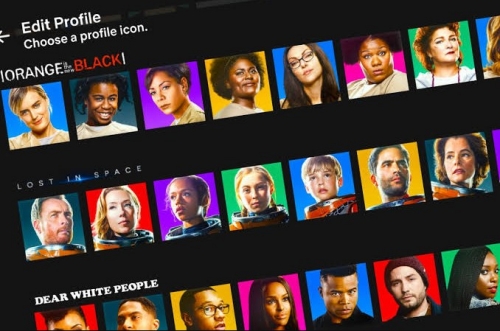 netflix library of profile icons