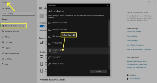 pair alexa to computer