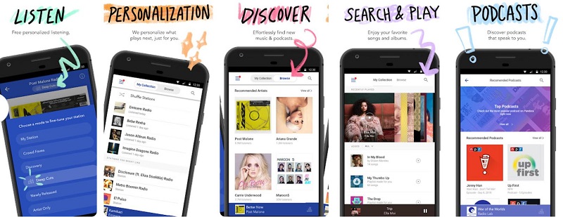 pandora mod apk screenshots