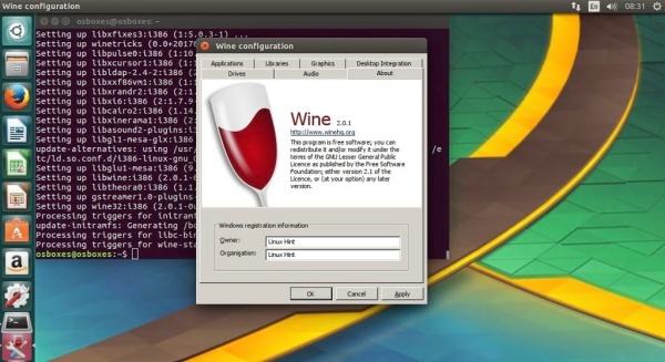 play audiobook on linux via wine