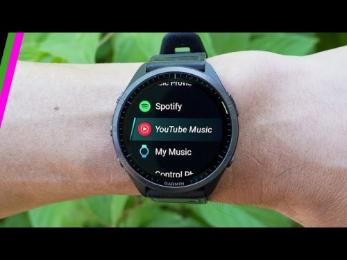 play youtube music on garmin watch