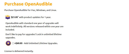 purchase openaudible
