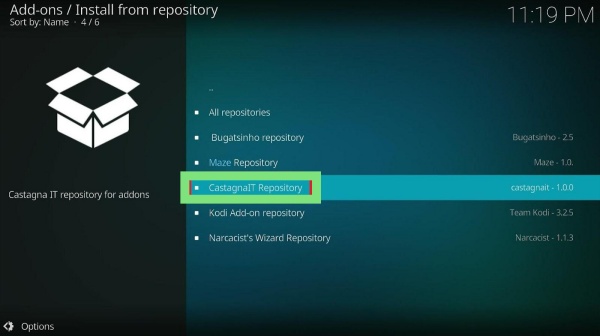 repository castagnait zip on kodi