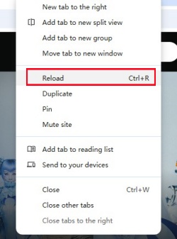 restart amazon music web player