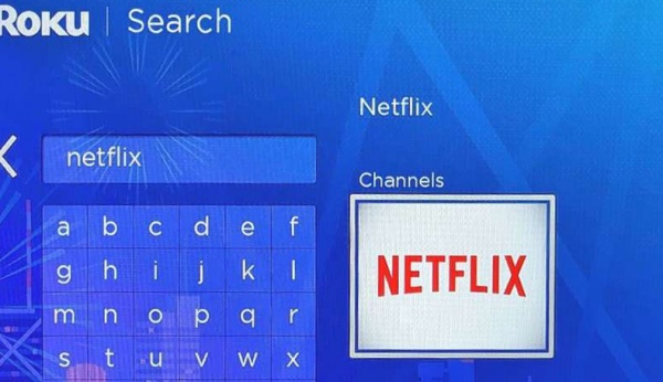 search netflix on roku