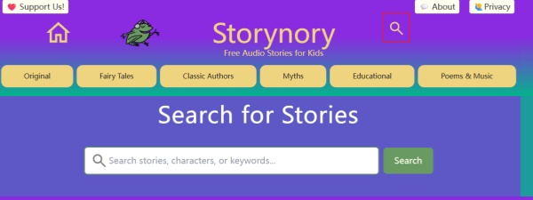 search on storynory