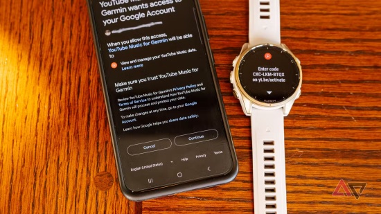 set up youtube music app on garmin