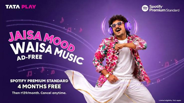 spotify premium tata play