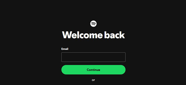 spotify web log in