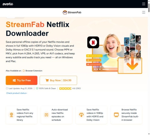 streamfab product page