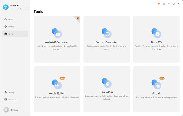 tunepat apple music converter tools