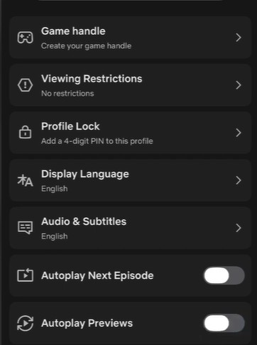 turn off nrtflix autoplay preview