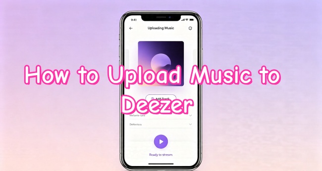 upload music to deezer